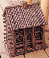 How do you make a house out of popsicle sticks? Birdhouses Made From Twigs Sticks Branches The Log Homes Guide