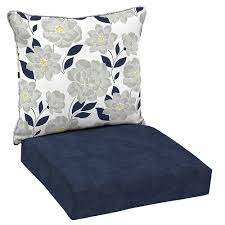 Hampton Bay Flower Show 2 Piece Deep Seating Lounge Chair Cushion The Home Depot Canada