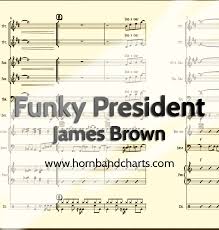 Funky President Horn Chart Pdf Horn Band Charts