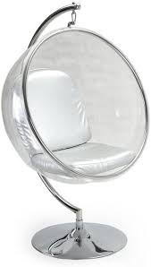 A glass chair mat has distinct advantages that other chair mats made from different materials don't have. Amazon Com Kardiel Bubble Chair With Stand Industrial Silver Cushion Furniture Decor