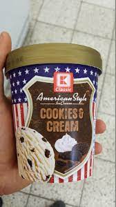 Das cookie enthält keine persönlichen daten, ermöglicht jedoch eine personalisierung über mehrere browsersitzungen hinweg. K Classic Kaufland Ice Cream American Style Cookies Cream