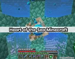 Heart Of The Sea Minecraft In 2020 Underwater City Minecraft Sea