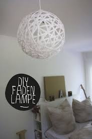 Diy Anleitung Faden Lampe Schnur Oder Bast Perfekt Rund