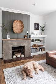 Modern Rustic Minimalist Fall Mantel Styling Cherished Bliss Living Room With Fireplace Home Fireplace Home