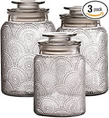 This item comes shipped in one carton. Designer Kitchen Canister Sets