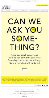 Don't forget to use this special code in archive offer: 18 Wonderful Survey Invitation Email Examples Why They Work