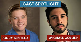 PIPPIN opens tonight! Learn more about Michael Collier and Cody Benfield,  who both appear as Players in our production! 🎪 Michael has previously  appeared in JOSEPH AND THE AMAZING TECHNICOLOR DREAMCOAT (Levi)