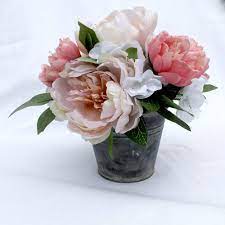 20 silk peony bush with 5 flowers. Silk Flower Table Arrangements All Products Are Discounted Cheaper Than Retail Price Free Delivery Returns Off 79