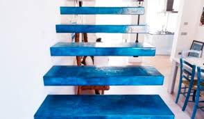 Diy surface preparation for epoxy floor paint projects. Resin Stairs Afascaleafascale