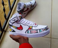 Custom Made Ndebele Af1 Customsneakers Customshoes Sneakers Customkicks Paintedshoes Handpaintedshoes In 2020 Custom Sneakers Nike Air Force Sneaker Sneakers