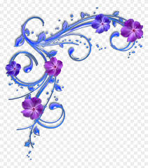 Its resolution is 965x1280 and it is transparent background and png format. Purple Flower Clipart Flower Border Purple And Blue Flowers Clipart Free Transparent Png Clipart Images Download