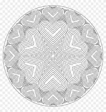 For boys and girls, kids and adults, teenagers and toddlers, preschoolers and older kids at school. Complex Geometric Heart Coloring Pages Free Library Coloriage Mandala A Imprimer Cm1 Clipart 5509726 Pikpng