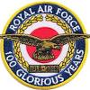 The paint scheme is the royal air force's demonstration team the red arrows. 1