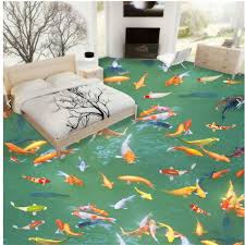 Namun lebih dari itu karpet memiliki fungsi estetika yang sangat tinggi. Beibehang Kustom 3d Ikan Mas 3d Cina Karpet Lantai Dekorasi Tertutup Tahan Air Tahan Air Non Slip 3d Self Adhesive Floor Mat Floor Vasefloor Grinding Aliexpress