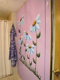 Pin By Hometalk Diy Home Garden On Diy Wall Decor Wall Painting Flowers Shabby Chic Painting Mural Design