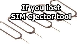 If you're having difficulty ejecting the sim tray, take your device to your carrier or an apple store for help. If You Lost A Sim Ejector Tool How To Open Sim Card Slot Android Result
