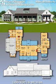 Plan 510105wdy Modern Country Farmhouse Plan With Master Lounge Farmhouse Plans How To Plan House Floor Plans