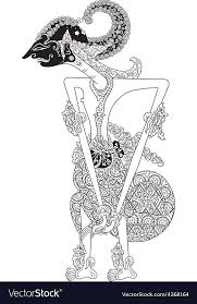 Mewarnai Wayang Arjuna Gabrez