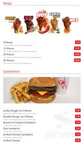 We're lucky. originally published march 22, 2009. Lucky Wishbone Menu In Tucson Arizona Usa