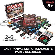 Monopoly tycoon es la versión para pc del juego. Hasbro E1871105 Monopoly Tramposo Juguetes Y Juegos Juegos De Mesa