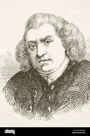 Samuel Johnson, 1709 to 1784. English poet, critic, essayist and  lexicographer Stock Photo