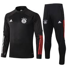 Des sportifs en survêtement son utilisation initiale était de recouvrir les… … wikipédia en français. Bayern Munich 20 21 Nouveau Maillot De Football Homme Ensemble Survetements D Entrainement De Football Haut Pantalon Noir Prix Pas Cher Cdiscount