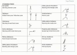 Yoga Pose Names And Pictures Pdf File Containing Asana Yoga Pose Names In English And Romanised Sanskrit Alon Yoga Poses Names Yoga Asanas Asana Yoga Poses
