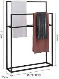 Located in taiwan, huei tyng enterprise co., ltd., since 1989, is a free standing towel rack manufacturing | household items manufacturer. Amazon Com Wing Metal Free Standing Towel Rack Large Towel Holder Stand For Bathroom Kitchen Washro Free Standing Towel Rack Standing Towel Rack Towel Rack