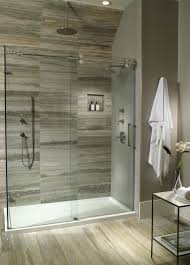 Can't everyone benefit from a barrier free shower entrance? Mti Low Profile Threshold Shower Base Contemporary Bathroom Atlanta By Mti Baths Houzz