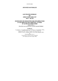 Inventaire vaisselle sous forme de tableau : Inventaire Des Proces Verbaux An V Prairial A Archives Nationales