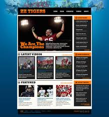Customize your files to find what you need fast. Football Website Template
