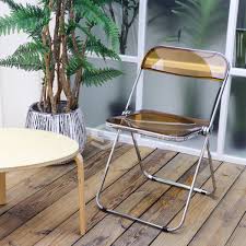 Sueno High Quality Acrylic Folding Chair Factory Price In 2020 Folding Chair Stainless Steel Chair Acrylic Chair