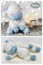 (the long seam is going to be the bottom of the body). Amigurumi Cow Knitting Pattern
