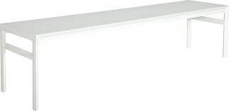 Blanche Bancs Blanc Metal Habitat Pourquoi Pas Dans La Cuisine Banc Blanc Mobilier De Salon Banc De Jardin Blanc