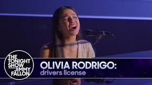 I got my driver's license last week just like we always talked about 'cause you were so excited for. Olivia Rodrigo Drivers License Tv Debut Bei Jimmy Fallon Testspiel De