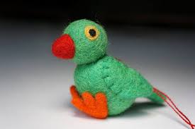 Bird That Sounds Like A Squeaky Toy Uk Check Out This Item In My Etsy Shop Https Www Etsy Com Uk Listing 517411494 Soft Wool Felt Bettie Bird Parrot Cat Wool Felt Handmade Cat Toys
