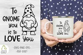 Download Valentine Gnome Svg Valentine Mug Designs Gnomes Svg Cut File By Green Wolf Art Thehungryjpeg Com