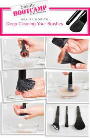Turn the faucet on and run warm water over it 7 Best Homemade Makeup Brush Cleaner Ideas Makeup How To Clean Makeup Brushes Beauty Hacks