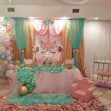 Baby Shower Ideas For Girls Decorations Table Best Of Blue And Pink Baby Shower Doaÿu Festas De Aniversario Unicornio Decoracao Festa Unicornio Festa Unicornio