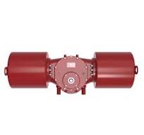 Double acting Scotch yoke actuator for valve
