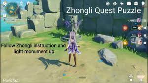 The first part of genshin impact's sacred sakura cleansing world quest requires you to go investigate the mysterious town of konda. Follow Zhongli Instruction And Light Monument Up Zhongli Quest Puzzle Genshin Impact Youtube
