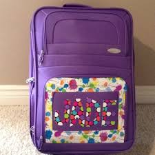 Decorate and bedazzle with the accompanying glitter sticker sheet, 4 markers and adhesive jewels. Jade Has Decorated Her Suitcase With Duct Tape We Are Vacation Bound Painted Suitcase Crafts Home Crafts