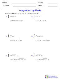 The worksheet variation number is not printed with the worksheet on purpose so others cannot simply look up the answers. Calculus Worksheets Calculus Worksheets For Practice And Study