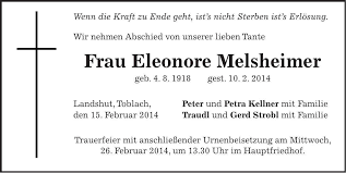 Každá krize je ale i příležitost, píše dále v letošní výročce kellner. Traueranzeige Familienanzeigen Todesanzeigen Idowa Markt