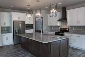 Gray Tile Kitchen Backsplash With White Grout Grey Kitchen Tiles Trendy Kitchen Tile Kitchen Tiles Backsplash