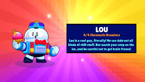 But watch your step on the ice, and be careful not to get brain freeze!. How Good Is Lou Fandom