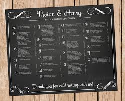 Rustic Wedding Seating Chart Printable Seating Sign