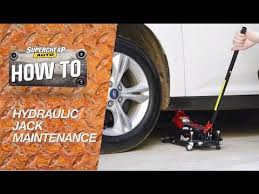 How To Hydraulic Jack Maintenance Bleeding Topping Up Oil Youtube