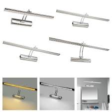 Led Spiegelleuchte Spiegellampe Wandleuchte Mit Schalter Badleuchte Bilderleucht Ebay