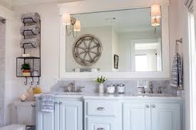 Frame The Mirror Photos Hgtv S Fixer Upper With Chip And Joanna Gaines Hgtv Fixer Upper Fixer Upper Bathroom Bathroom Decor